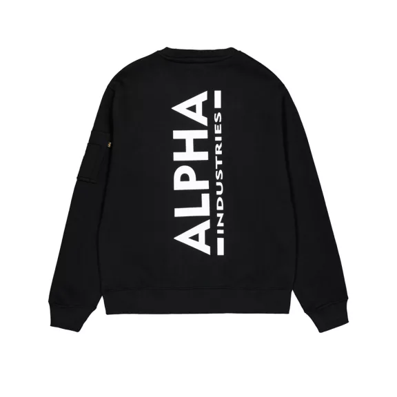 Back Print Sweatshirt - black Back Print Sweatshirt - black