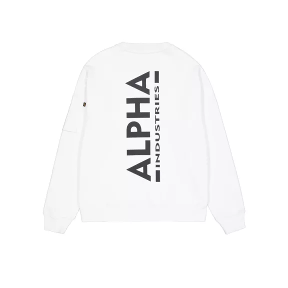 Back Print Sweatshirt - white Back Print Sweatshirt - white