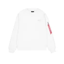 Back Print Sweatshirt - white Back Print Sweatshirt - white