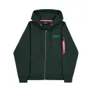 Back Print Zip Hoodie - dark petrol Back Print Zip Hoodie - dark petrol