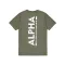 Backprint T - dark olive