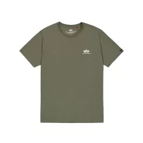 Backprint T - dark olive