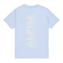 Backprint T - artic blue