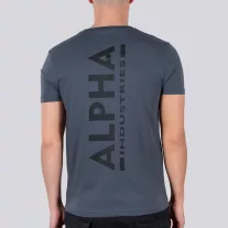 Backprint T - greyblack/black