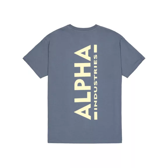 Backprint T - denim blue Backprint T - denim blue