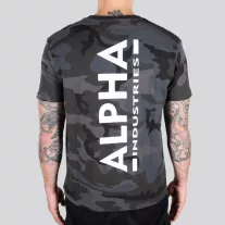 Backprint T Camo - black camo