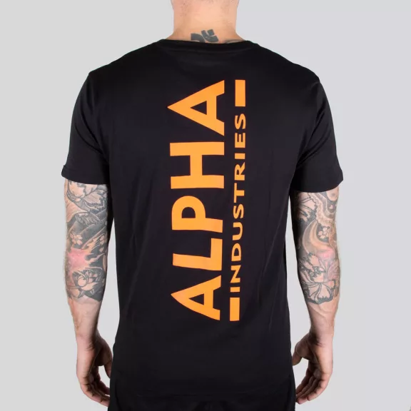 Backprint T Reflective Print - black/reflective orange Backprint T Reflective Print - black/reflective orange