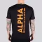 Backprint T Reflective Print - black/reflective orange