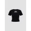 Knotted Crop T Woman - black