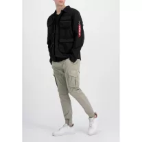 Ripstop Cargo Overshirt - black