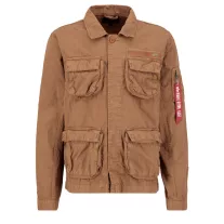 Ripstop Cargo Overshirt - hazel brown
