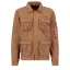 Ripstop Cargo Overshirt - hazel brown