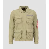 Ripstop Cargo Overshirt - light olive