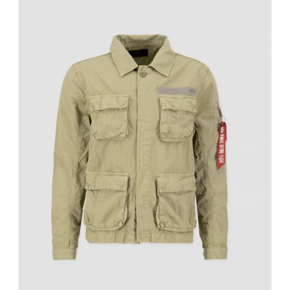 Ripstop Cargo Overshirt - light olive Ripstop Cargo Overshirt - light olive