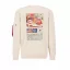 USN Blood Chit Sweater - jet stream white