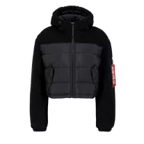 Teddy Puffer Woman - black
