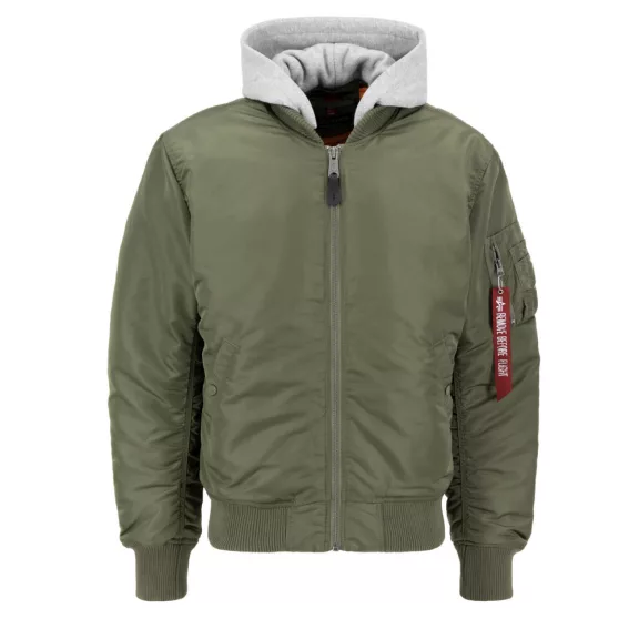 MA-1 ZH Back EMB - sage green MA-1 ZH Back EMB - sage green