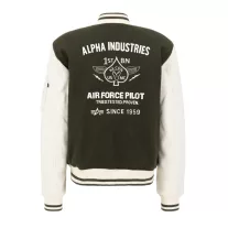 Varsity Air Force Jacket - dark olive