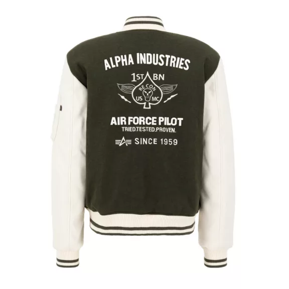 Varsity Air Force Jacket - dark olive Varsity Air Force Jacket - dark olive