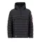 Puffer Anorak - black