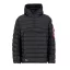 Puffer Anorak - black