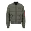 MA-1 Puffer Bomber - dark olive