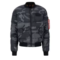 MA-1 Puffer Bomber Camo - black camo