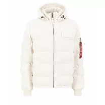 Puffer Cord - jet stream white
