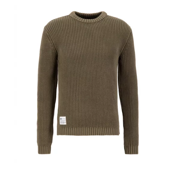 Acid Pullover - dark olive Acid Pullover - dark olive