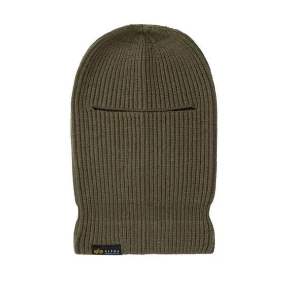 Label Balaclava - dark olive Label Balaclava - dark olive