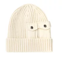 Utility Beanie - jet stream white