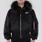 45 P Hooded - black/black