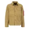 Color Block Overshirt - khaki