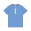 Alpha Puff Print T-Shirt - mediteranian blue