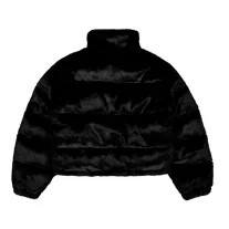 Fur Puffer Wmn - black