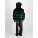 Fur Puffer Wmn - force green Fur Puffer Wmn - force green