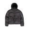 Cloud Puffer Bomber Winter Jacket Women - vintage grey