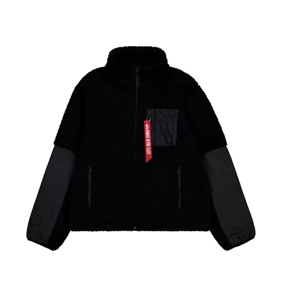 Sherpa Zip-Jacket - black Sherpa Zip-Jacket - black