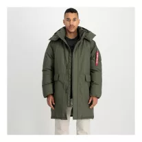 Puffer Parka - dark olive