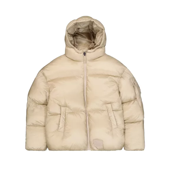 Cloud Puffer Bomber Winter Jacket - organic beige Cloud Puffer Bomber Winter Jacket - organic beige
