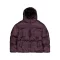 Cloud Puffer Bomber Winter Jacket - plum
