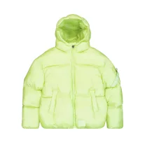 Cloud Puffer Bomber Winter Jacket - arctic lime
