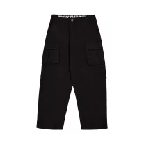 Ripstop Patchwork Pant - black
