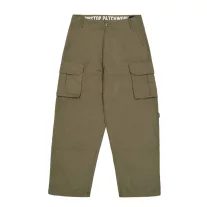 Ripstop Patchwork Pant - dark olive