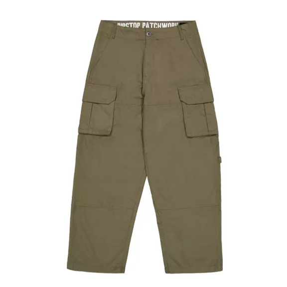 Ripstop Patchwork Pant - dark olive Ripstop Patchwork Pant - dark olive