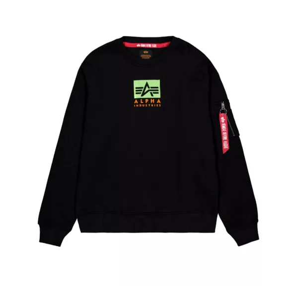 Satin Logo Sweater - black Satin Logo Sweater - black