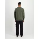 Satin Logo Sweater - dark olive Satin Logo Sweater - dark olive