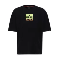 Satin Logo T - black