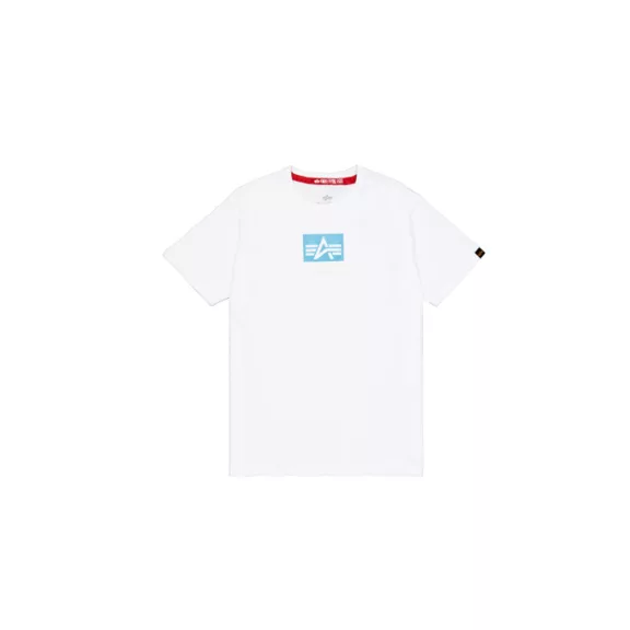 Satin Logo T - white Satin Logo T - white