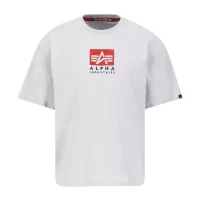 Satin Logo T - pastel grey